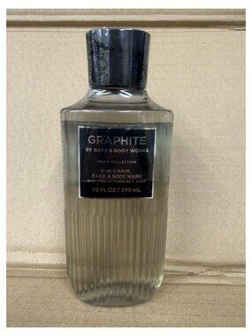 Bath & Body Works Men's 3-in-1 Hair, Graphite Face & Body Wash NEW SEALED